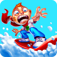 Play Skiing Fred game online!